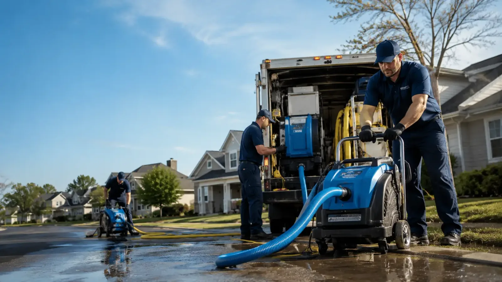 Flood Damage Cleanup in The Rock, GA